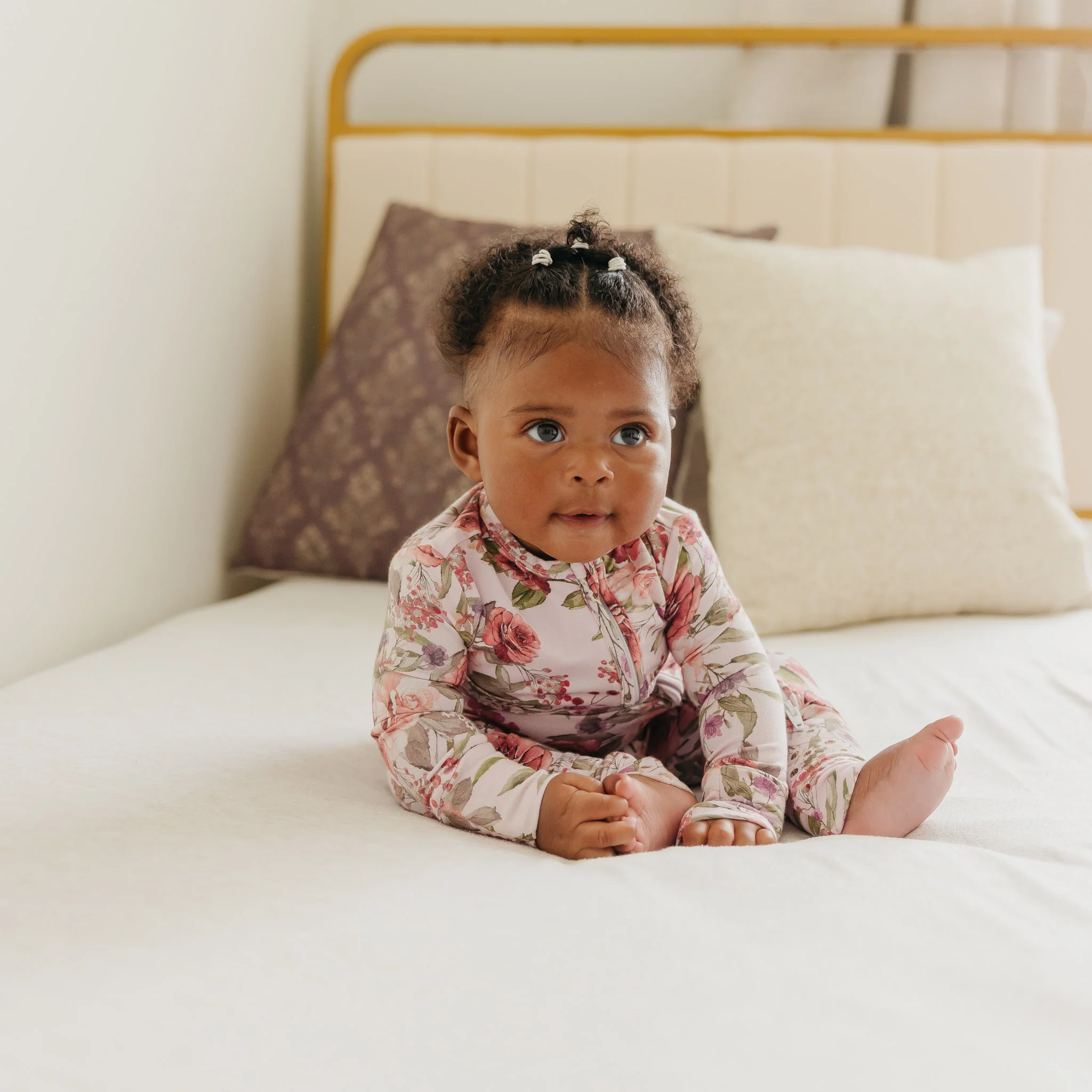 Bamboo Convertible Zip-Up Footie - Deborah - Image 5