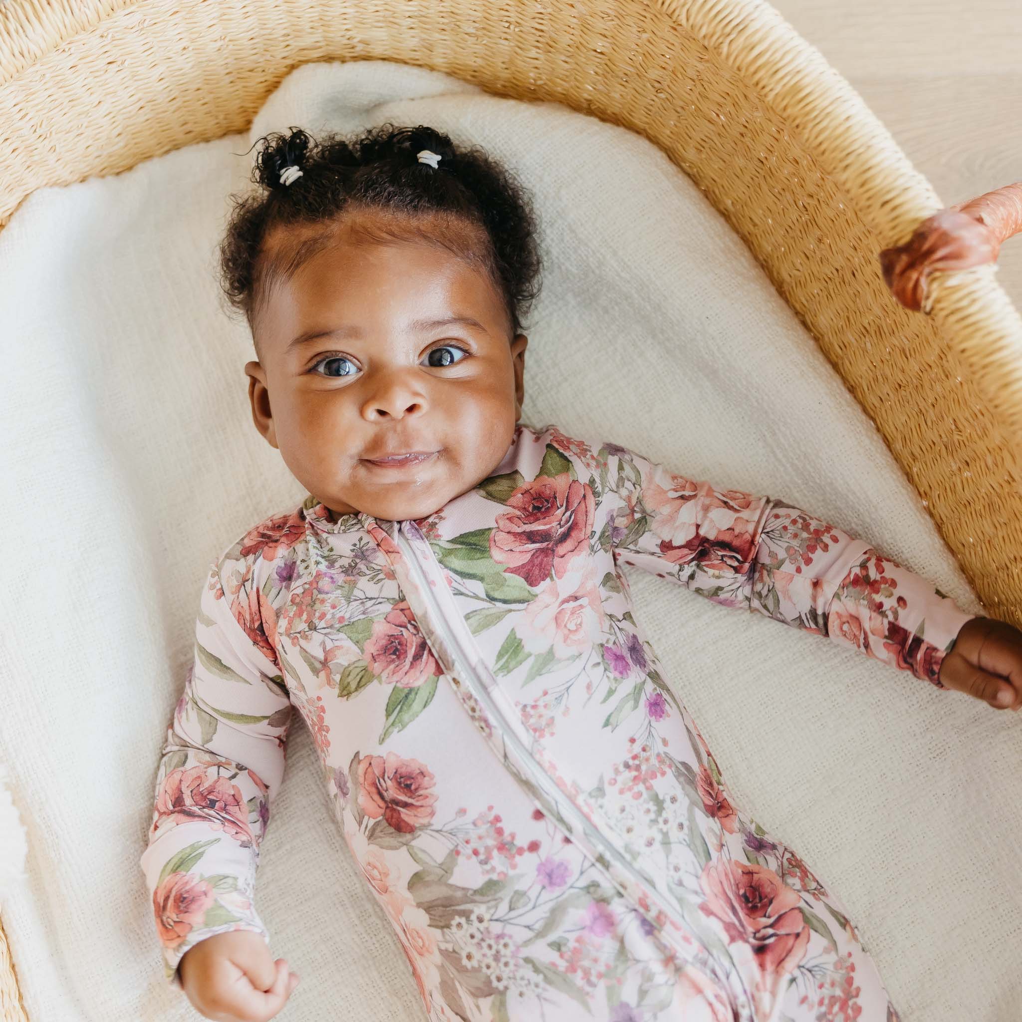 Bamboo Zip-Up Footie - Deborah - Image 3