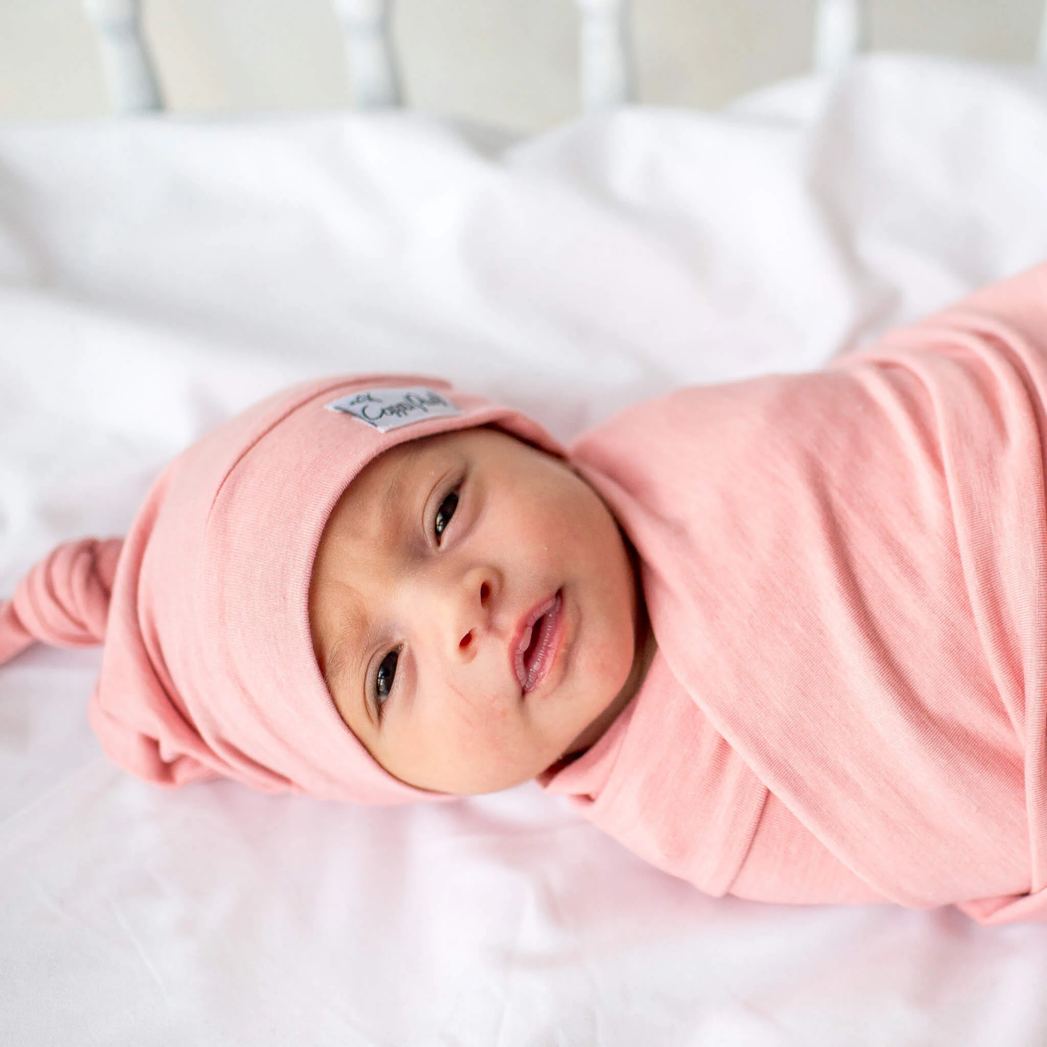 Knit Swaddle Blanket - Darling - Image 5