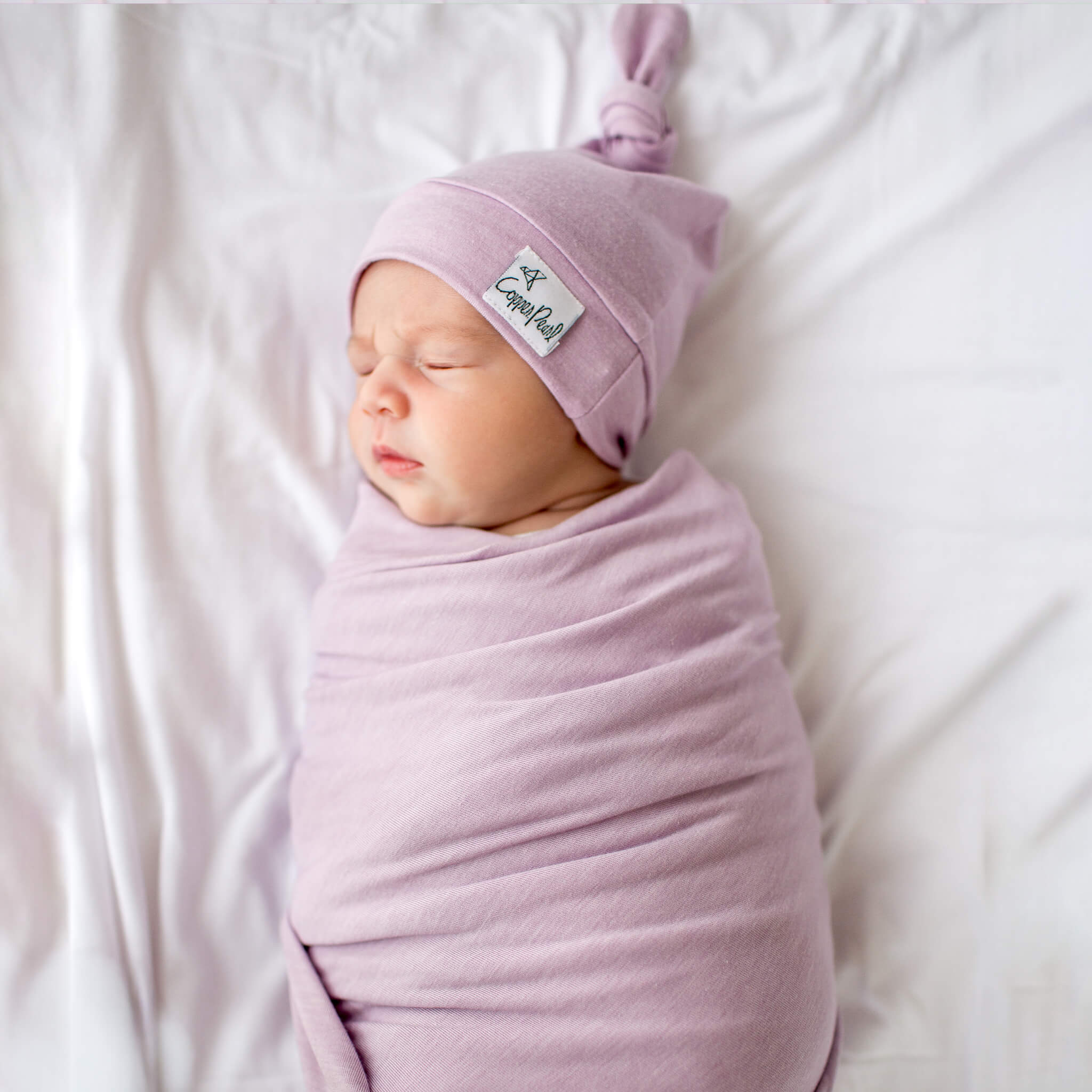 Knit Swaddle Blanket - Lily - Image 3