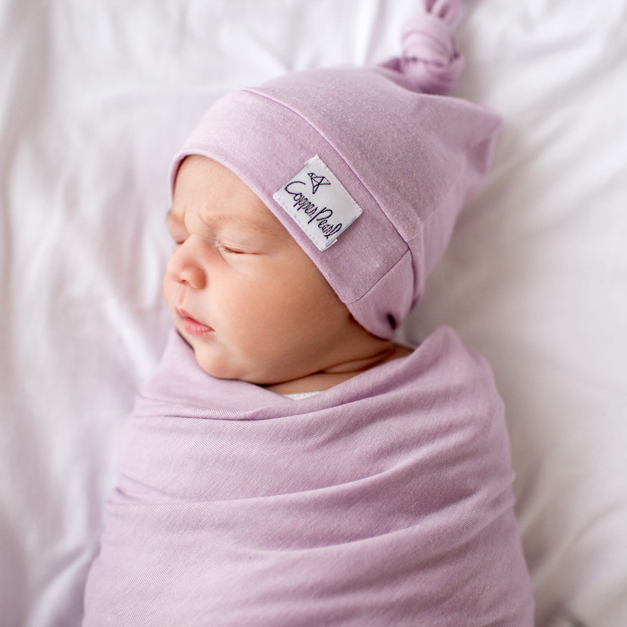 Knit Swaddle Blanket - Lily - Image 4