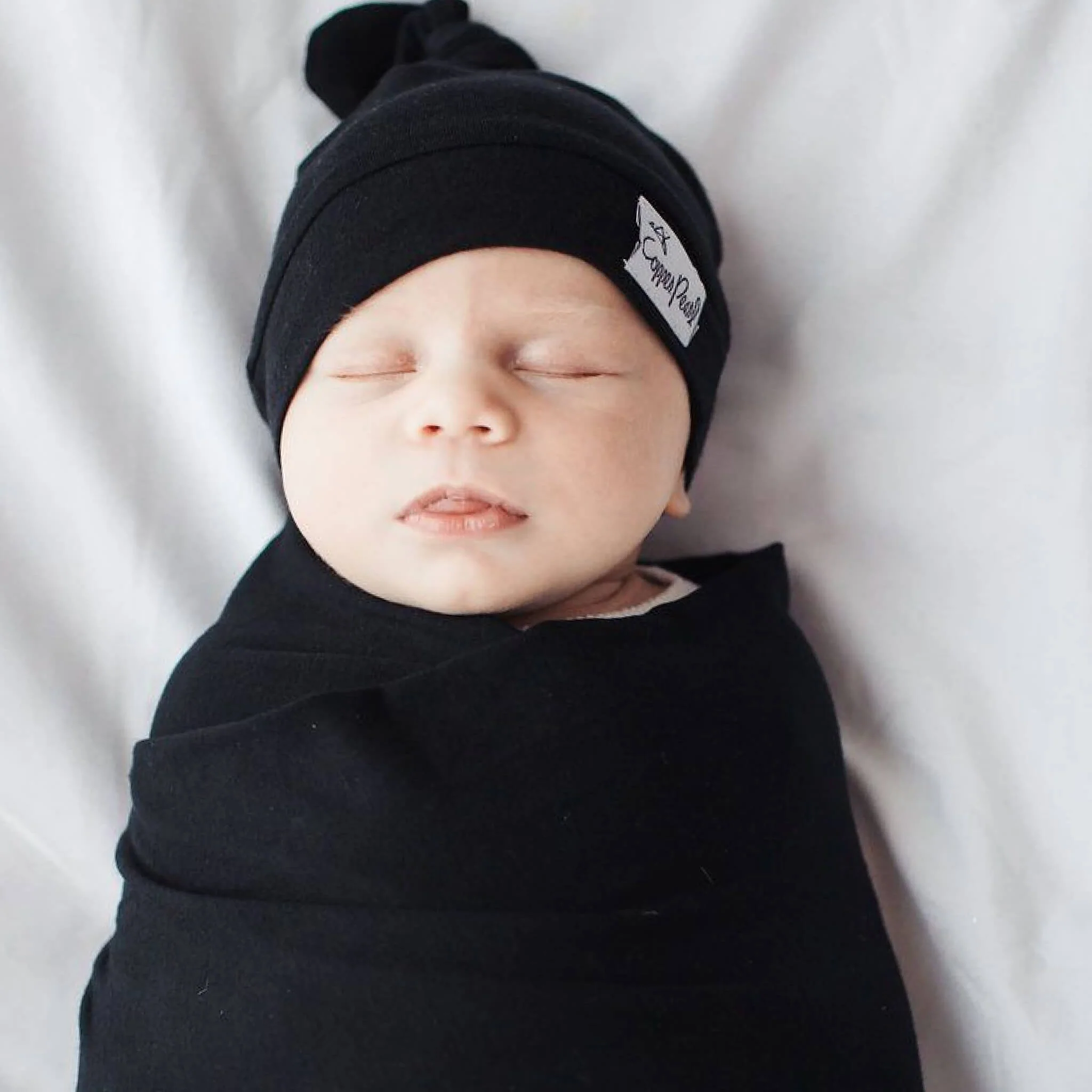 Knit Swaddle Blanket - Midnight - Image 3