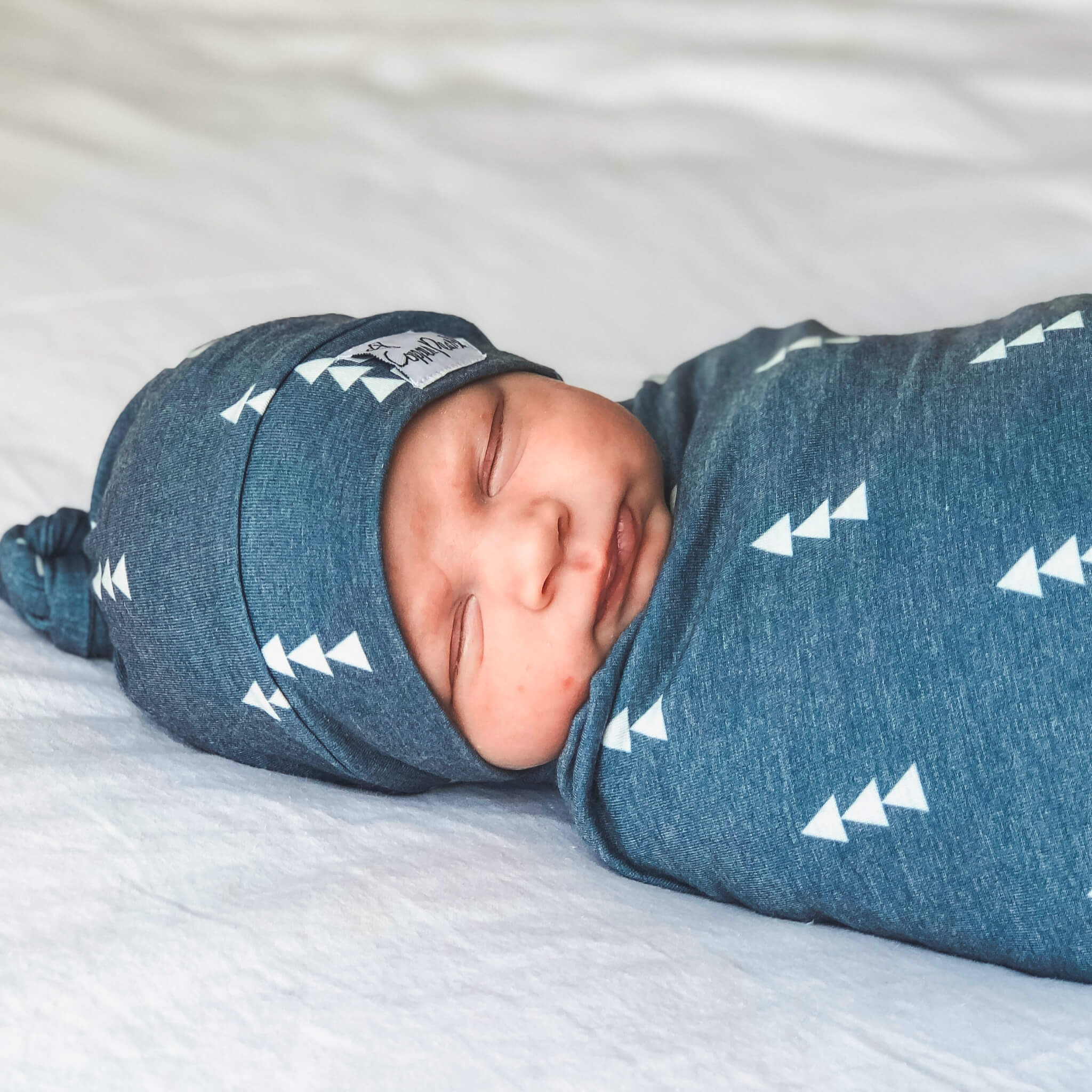 Knit Swaddle Blanket - North - Image 4