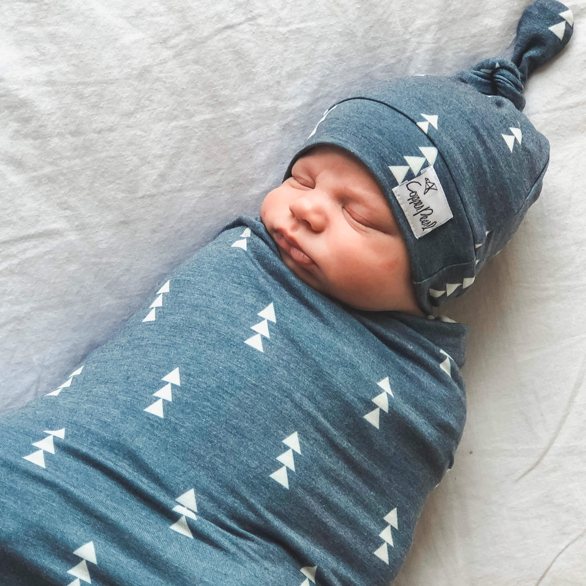 Knit Swaddle Blanket - North - Image 5