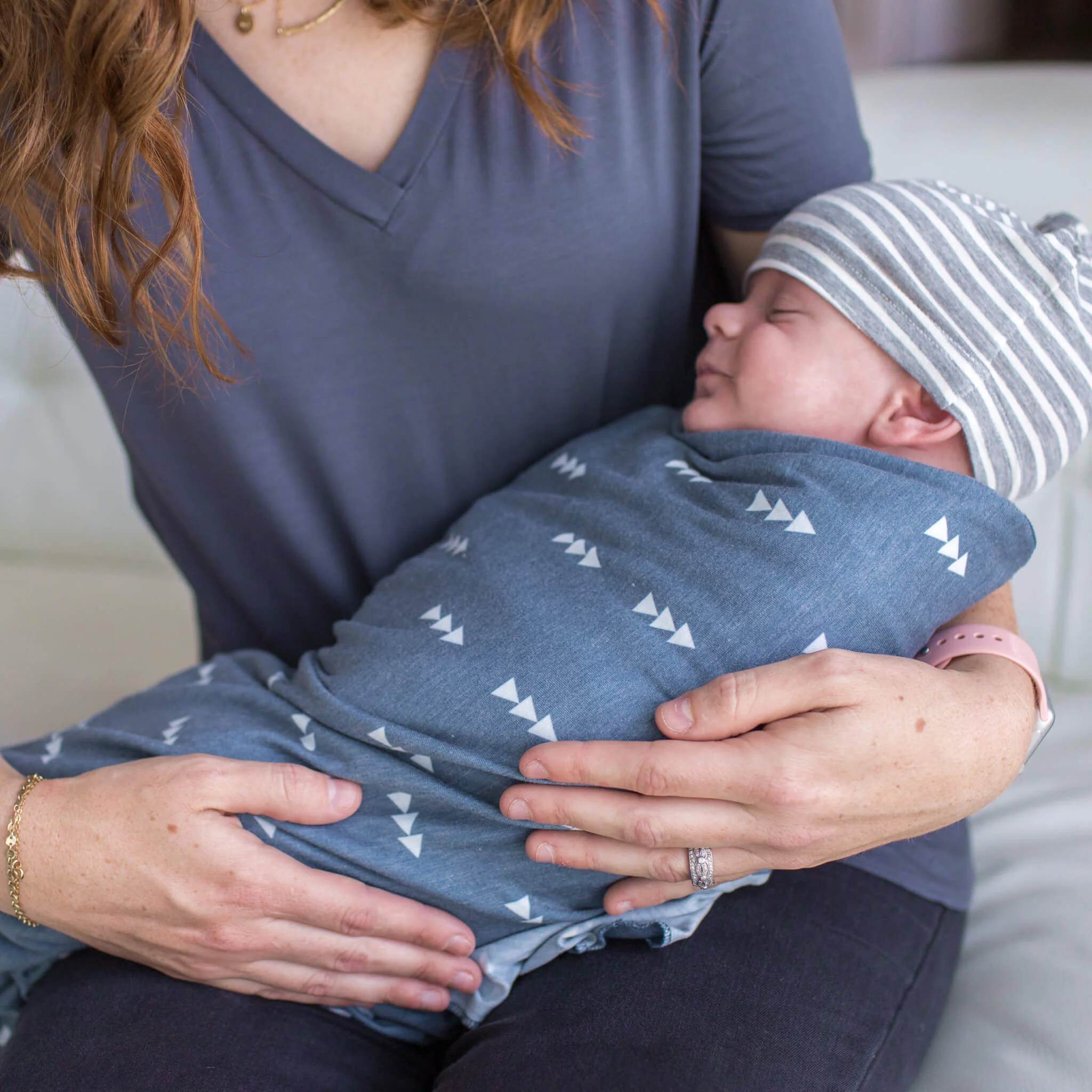 Knit Swaddle Blanket - North - Image 6