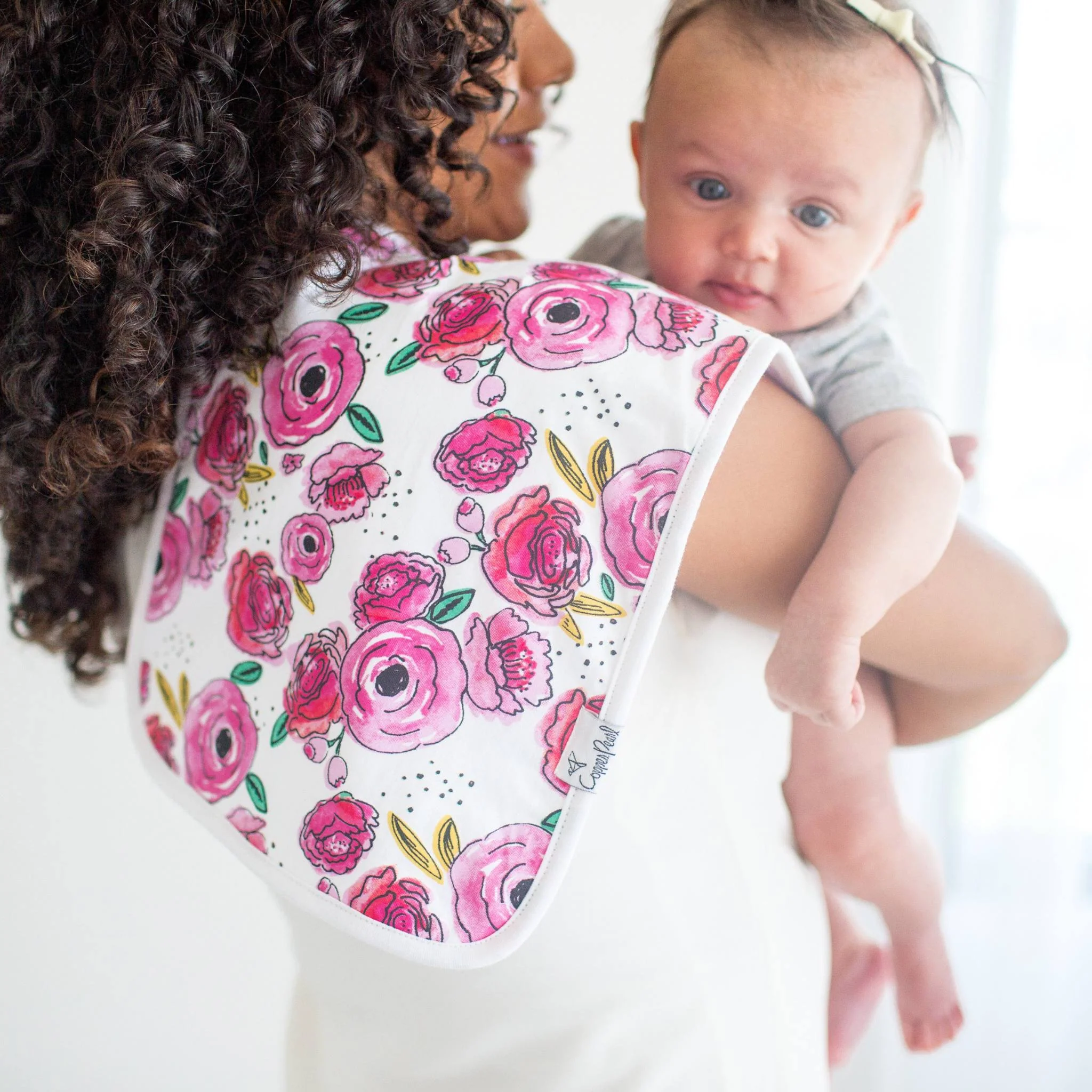 Premium Burp Cloths - Bloom - Image 4