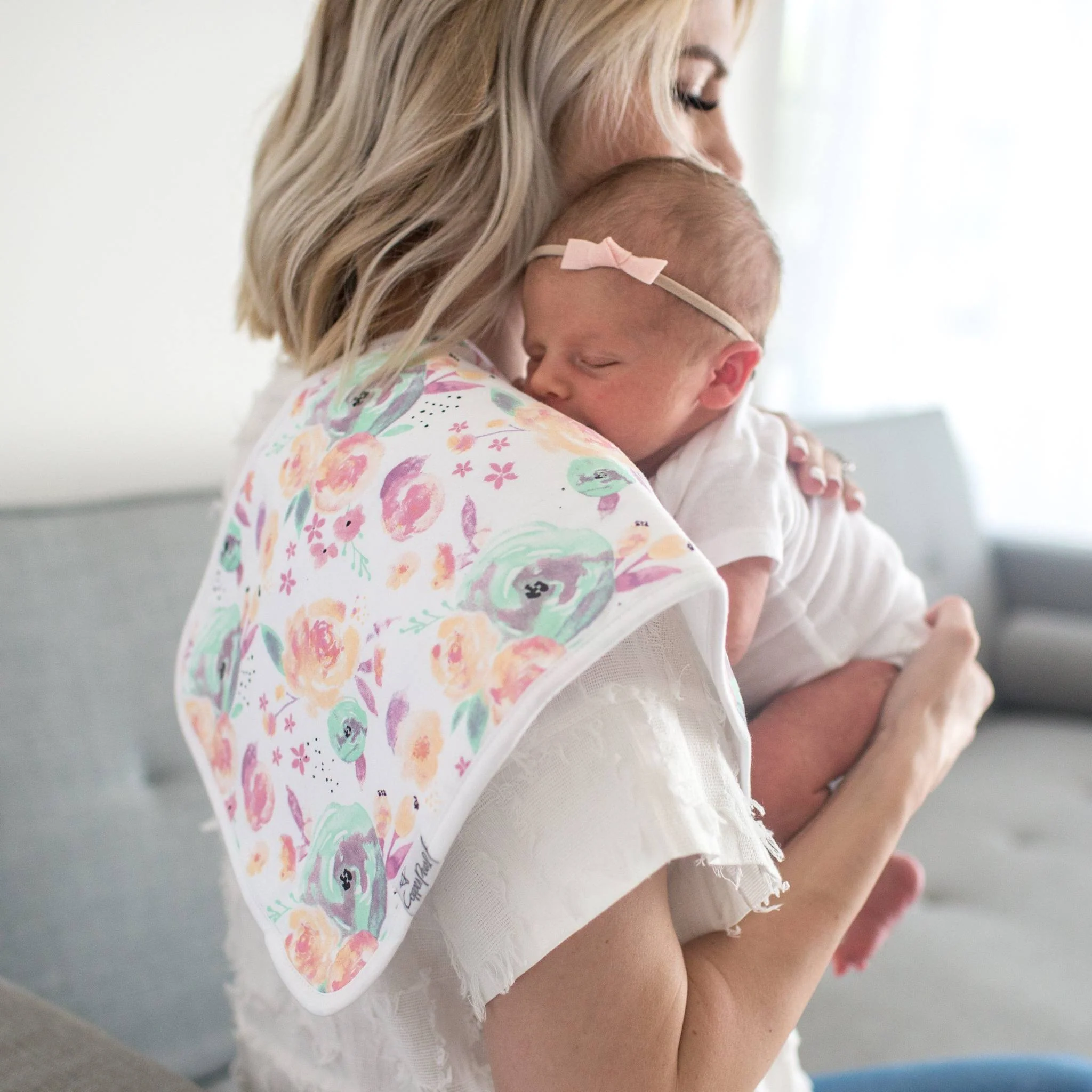 Premium Burp Cloths - Bloom - Image 6