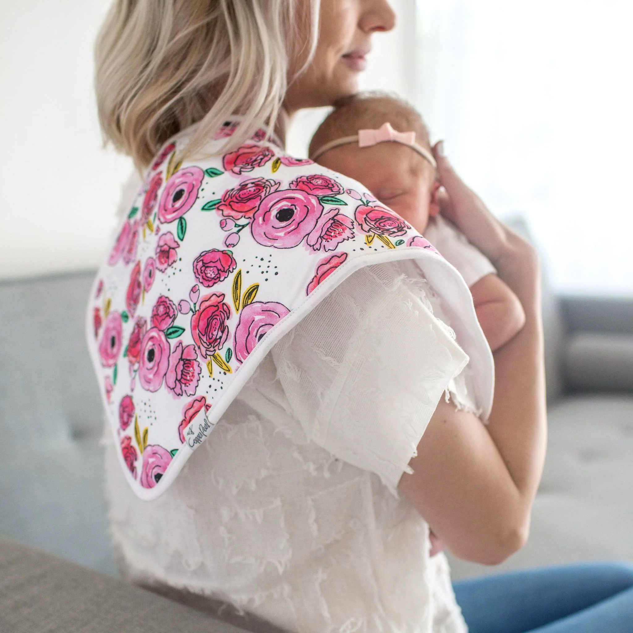 Premium Burp Cloths - Bloom - Image 8