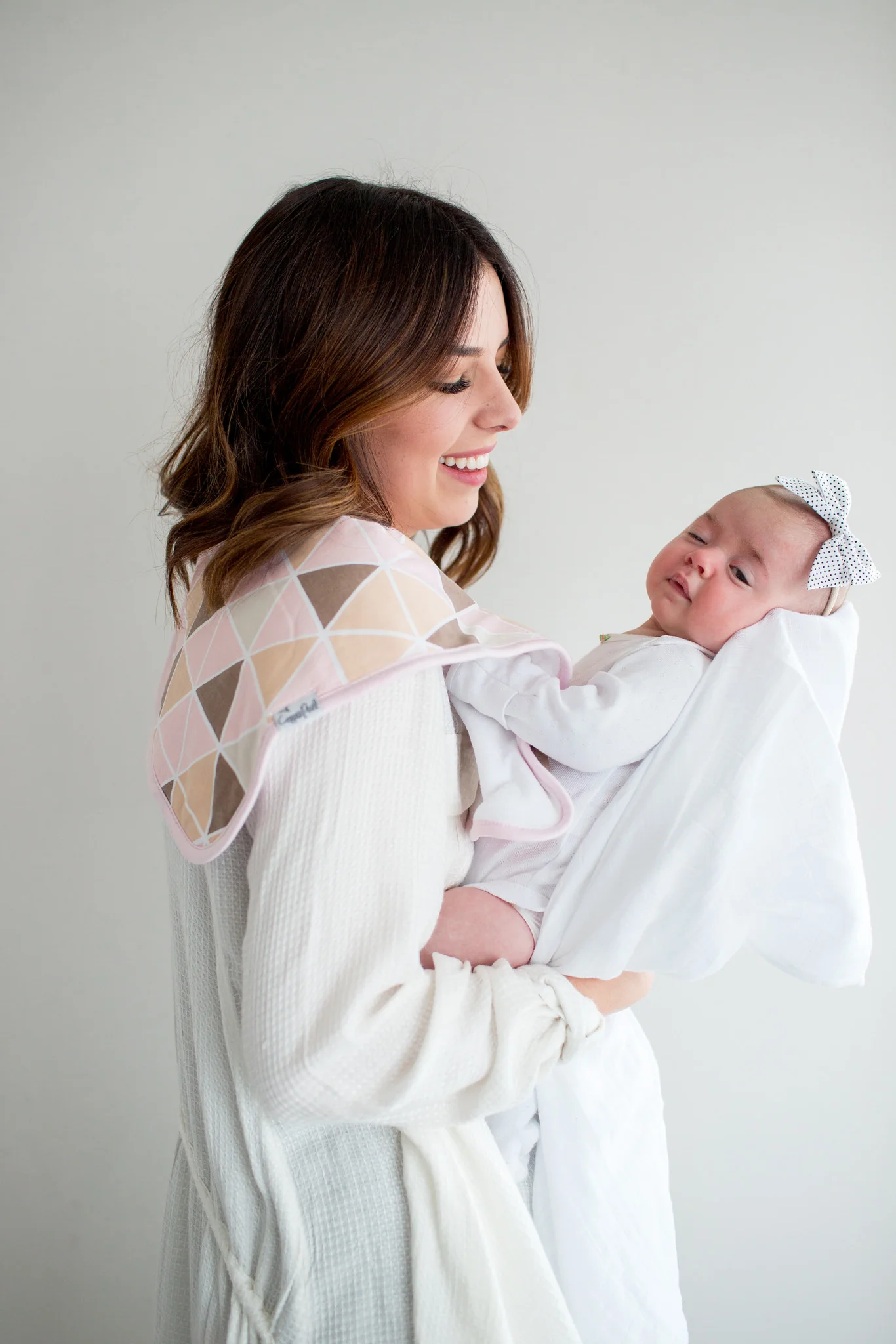 Premium Burp Cloths - Blush - Image 4