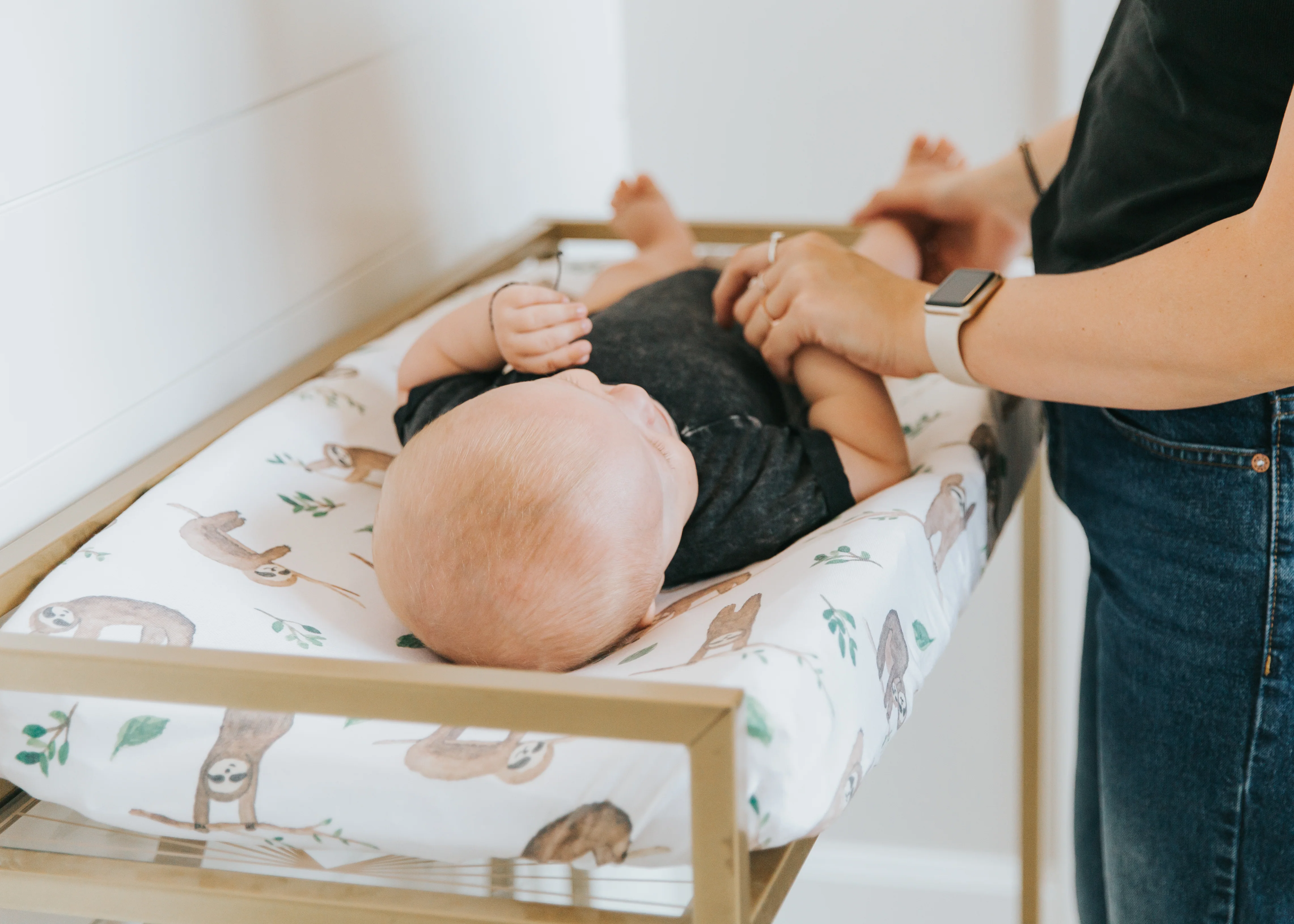 Premium Knit Diaper Changing Pad Cover - Noah - Image 8