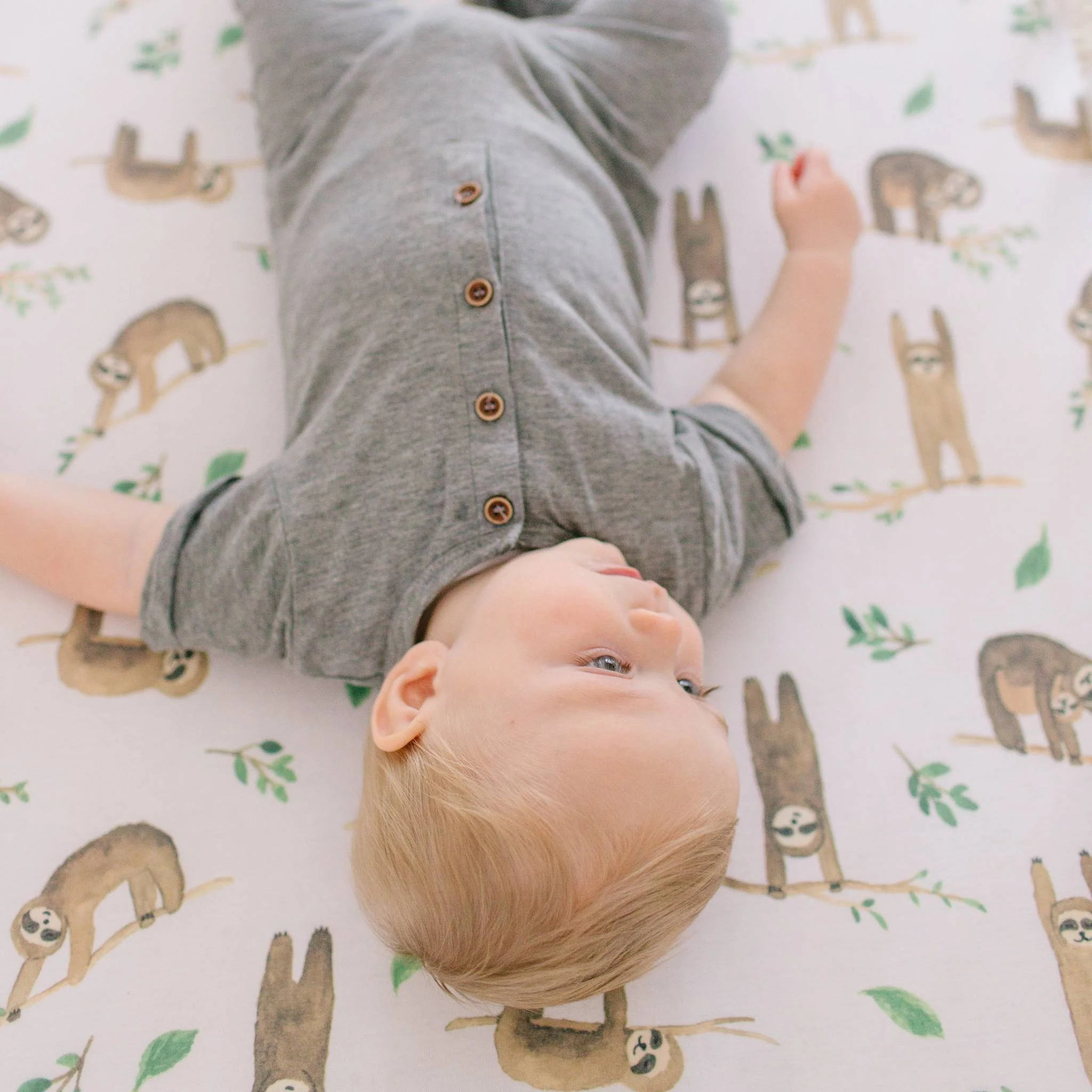 Premium Knit Fitted Crib Sheet - Noah - Image 10