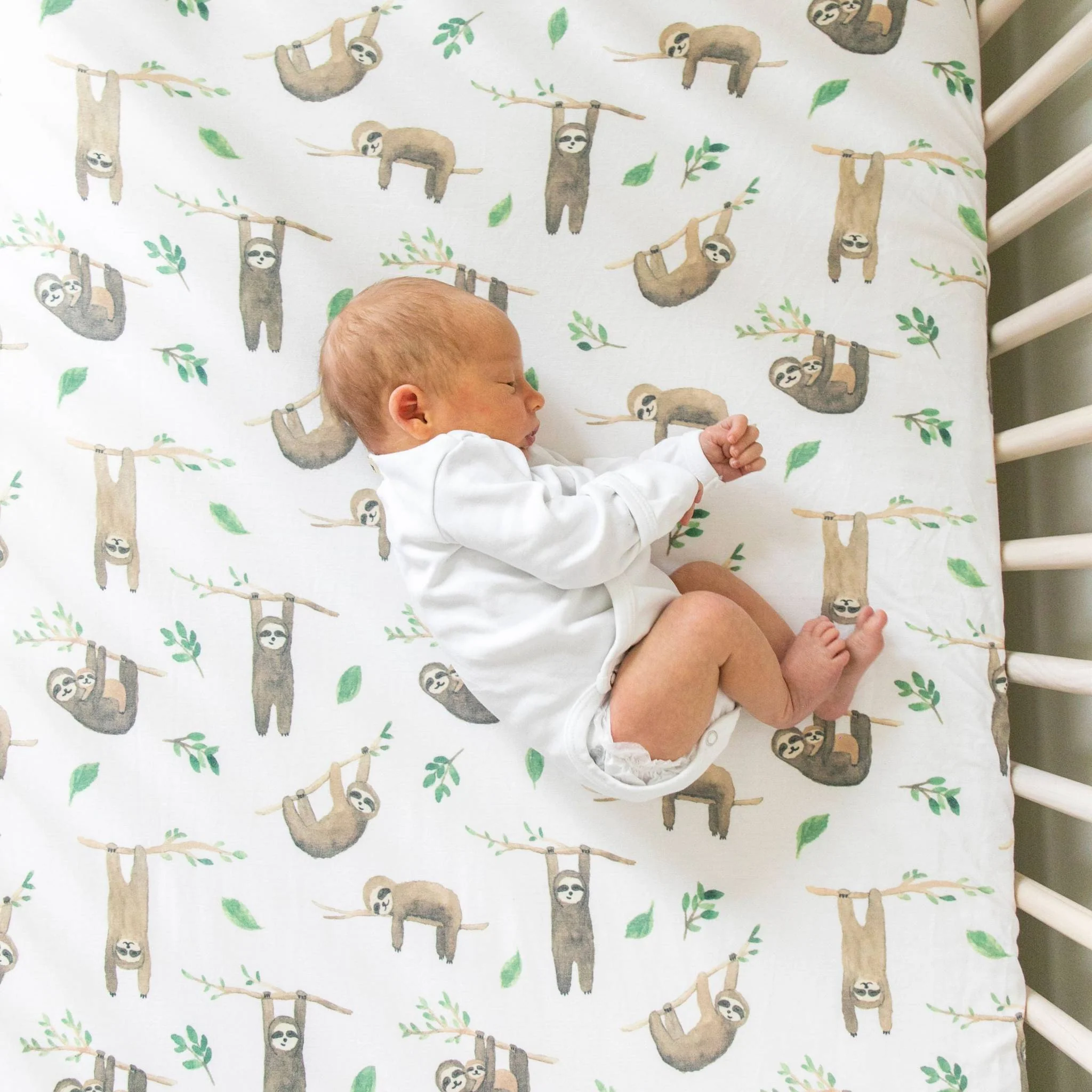 Premium Knit Fitted Crib Sheet - Noah - Image 3