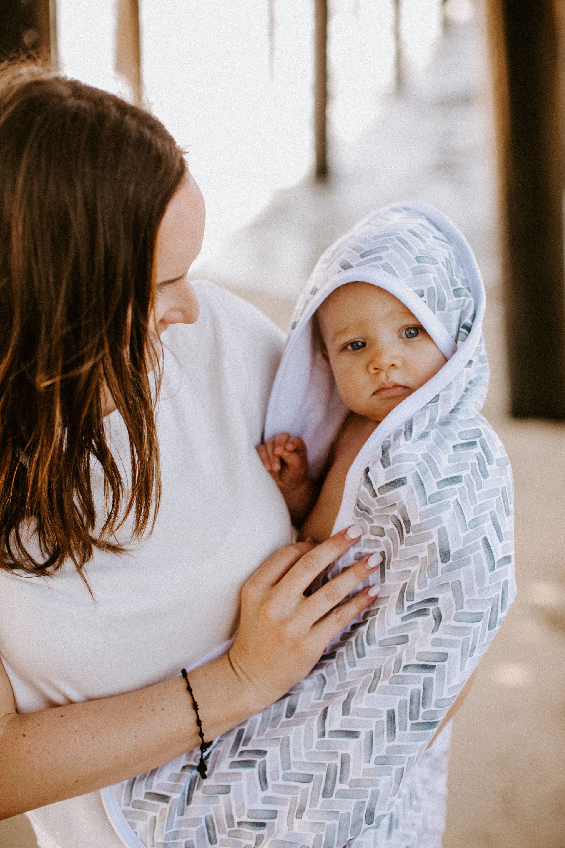 Premium Baby Knit Hooded Towel - Alta - Image 10