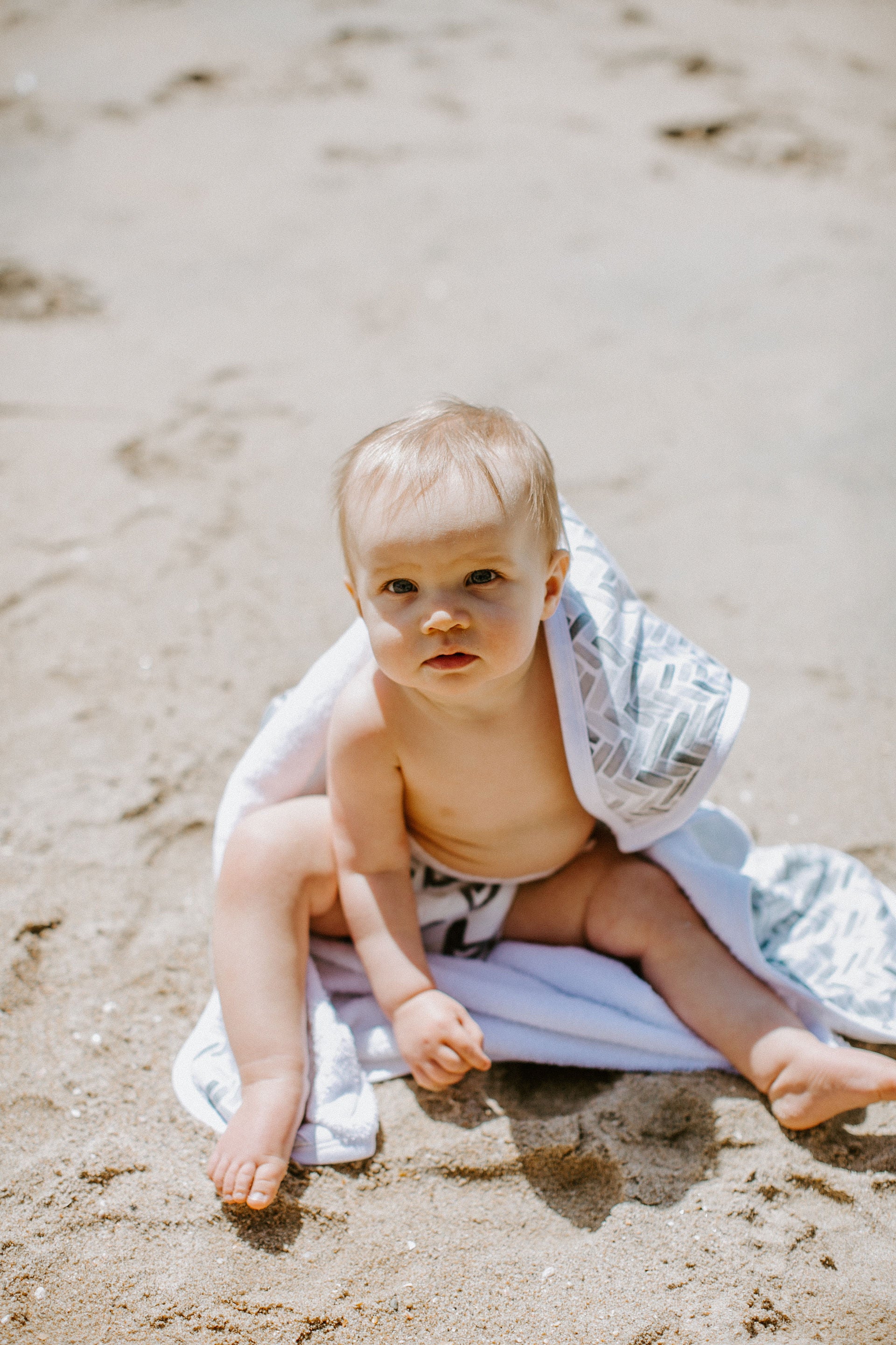 Premium Baby Knit Hooded Towel - Alta - Image 9