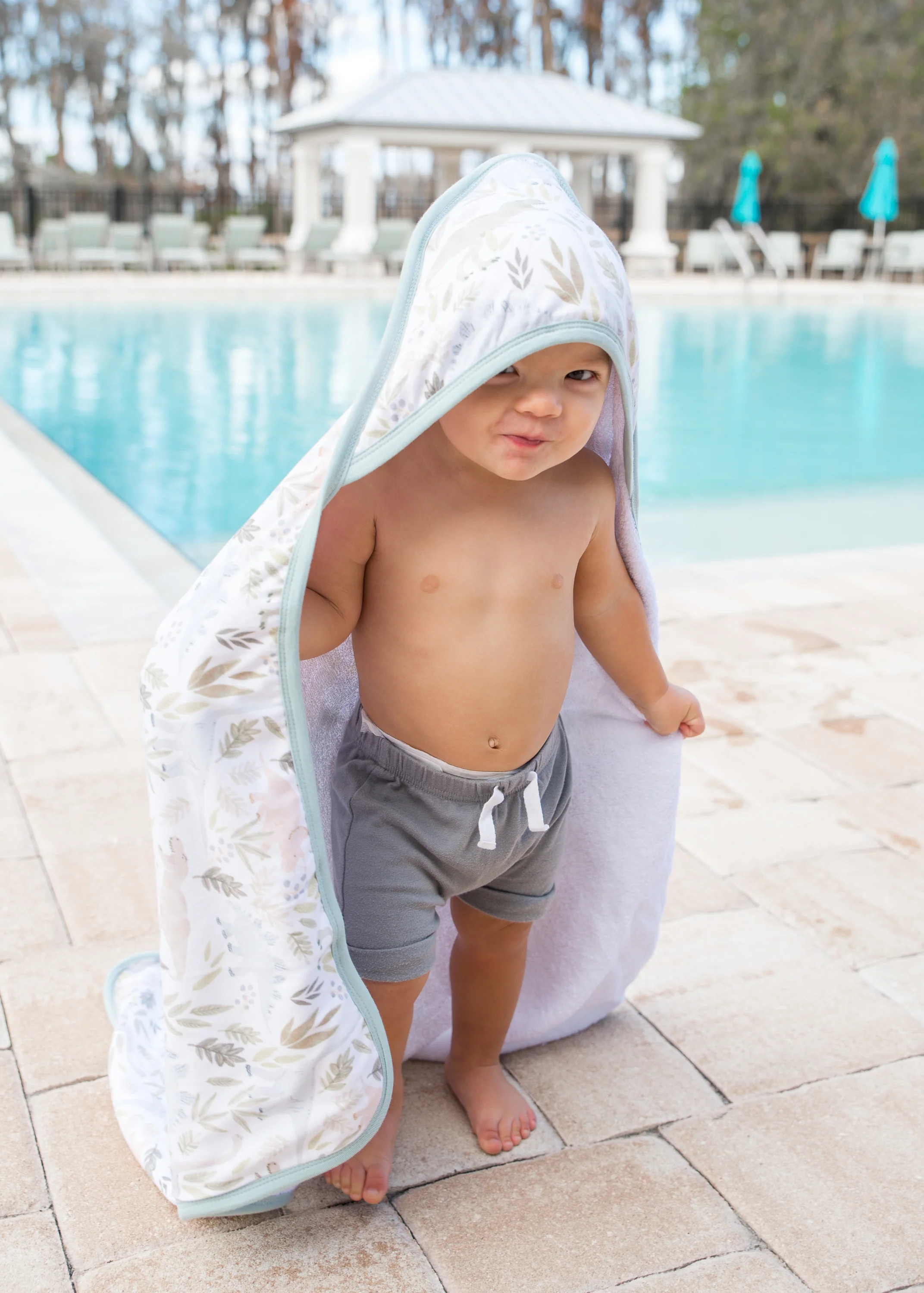 Premium Baby Knit Hooded Towel - Rex - Image 13