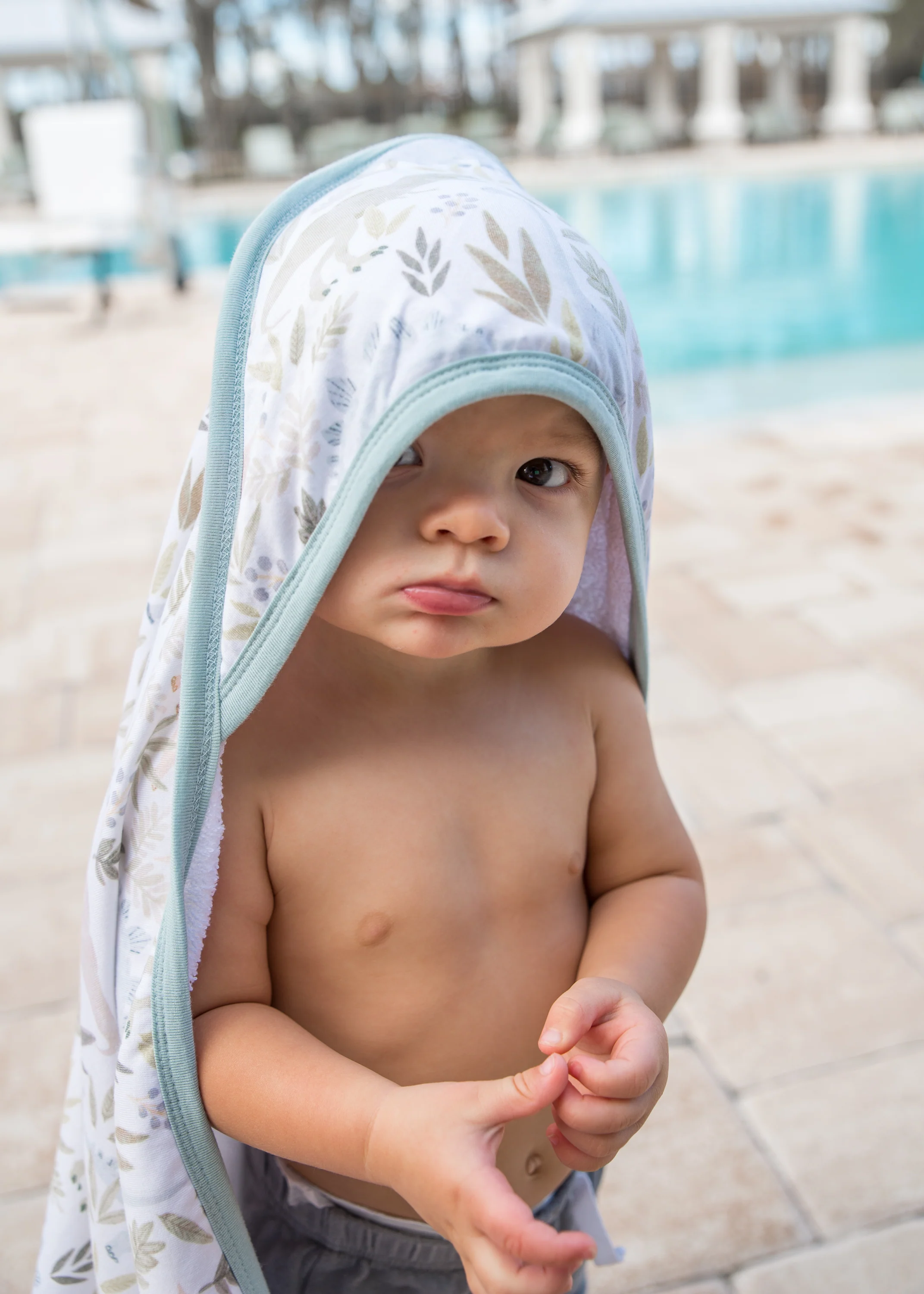 Premium Baby Knit Hooded Towel - Rex - Image 15