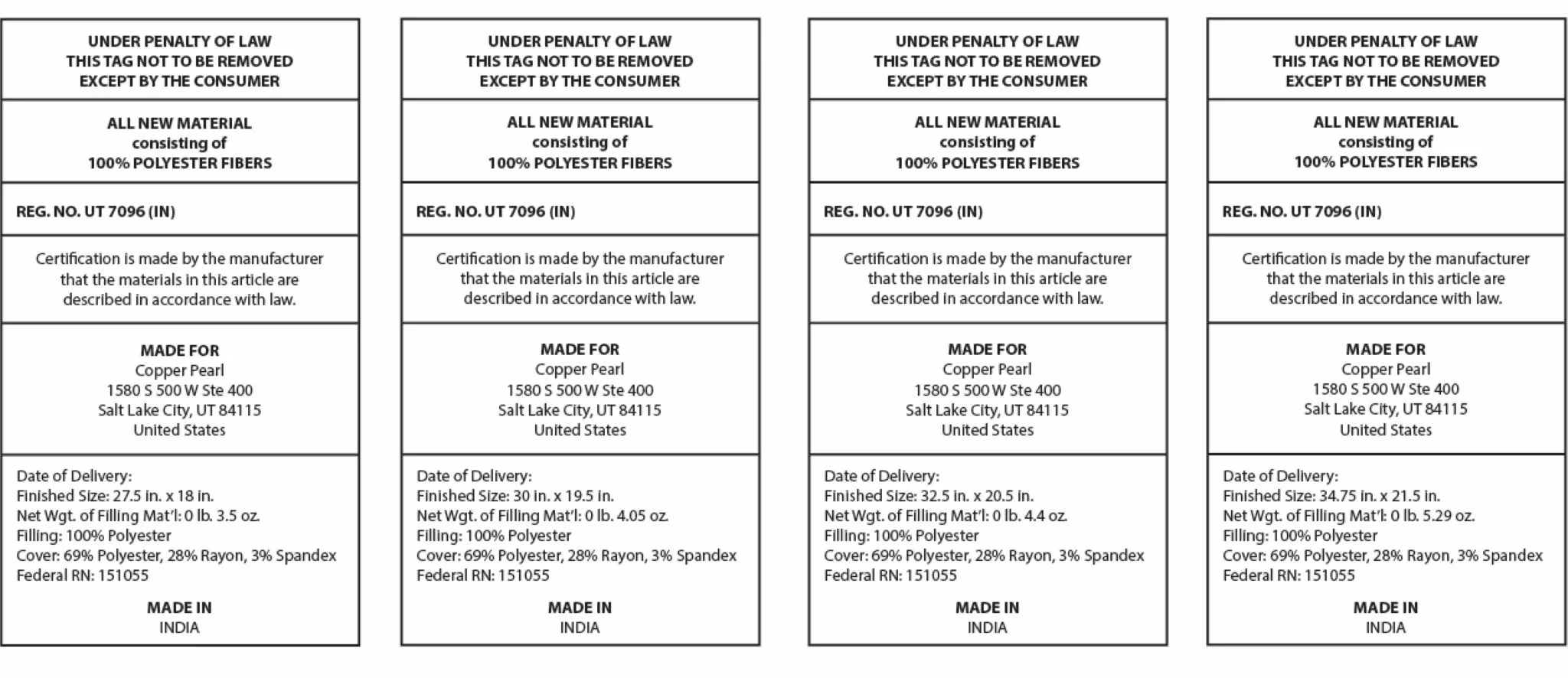 Bamboo Sleep Bag - Angelique - Image 8