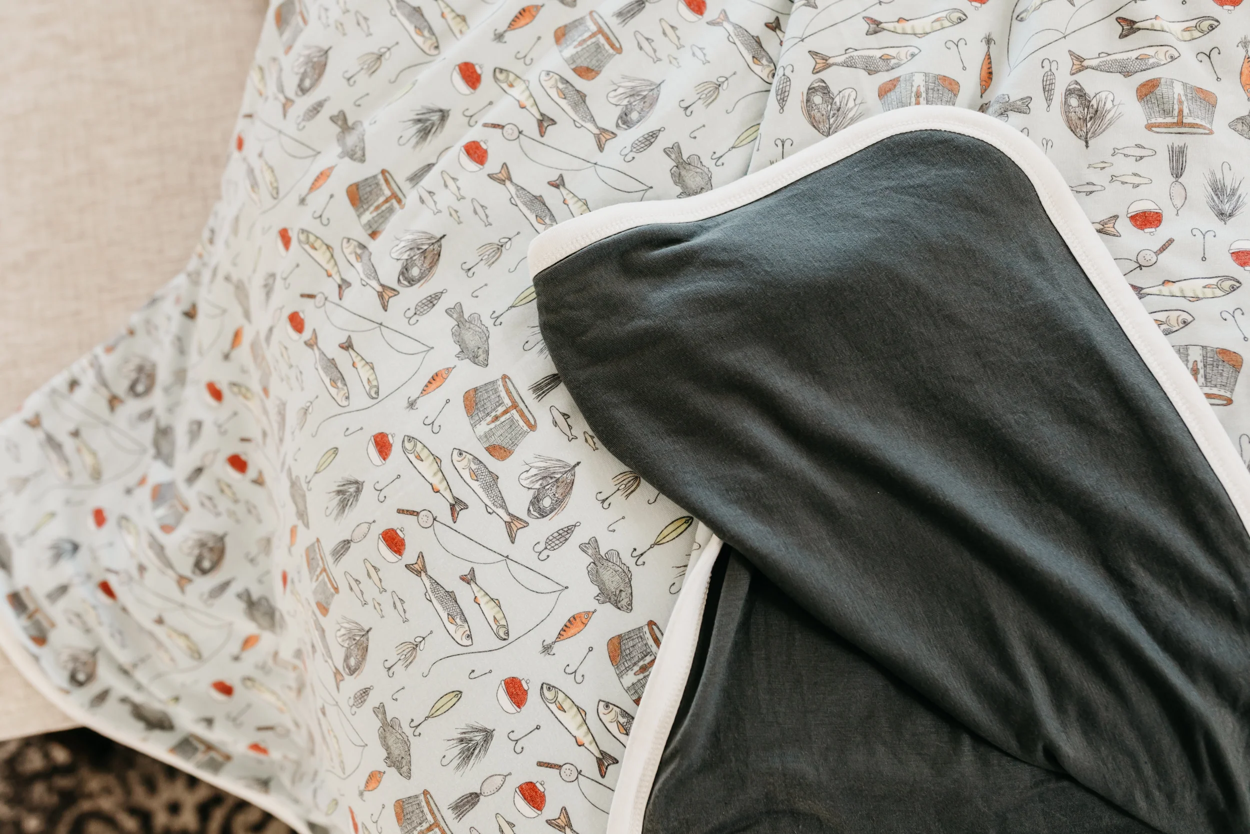 Three-Layer Jumbo Quilt - Trout - Image 6