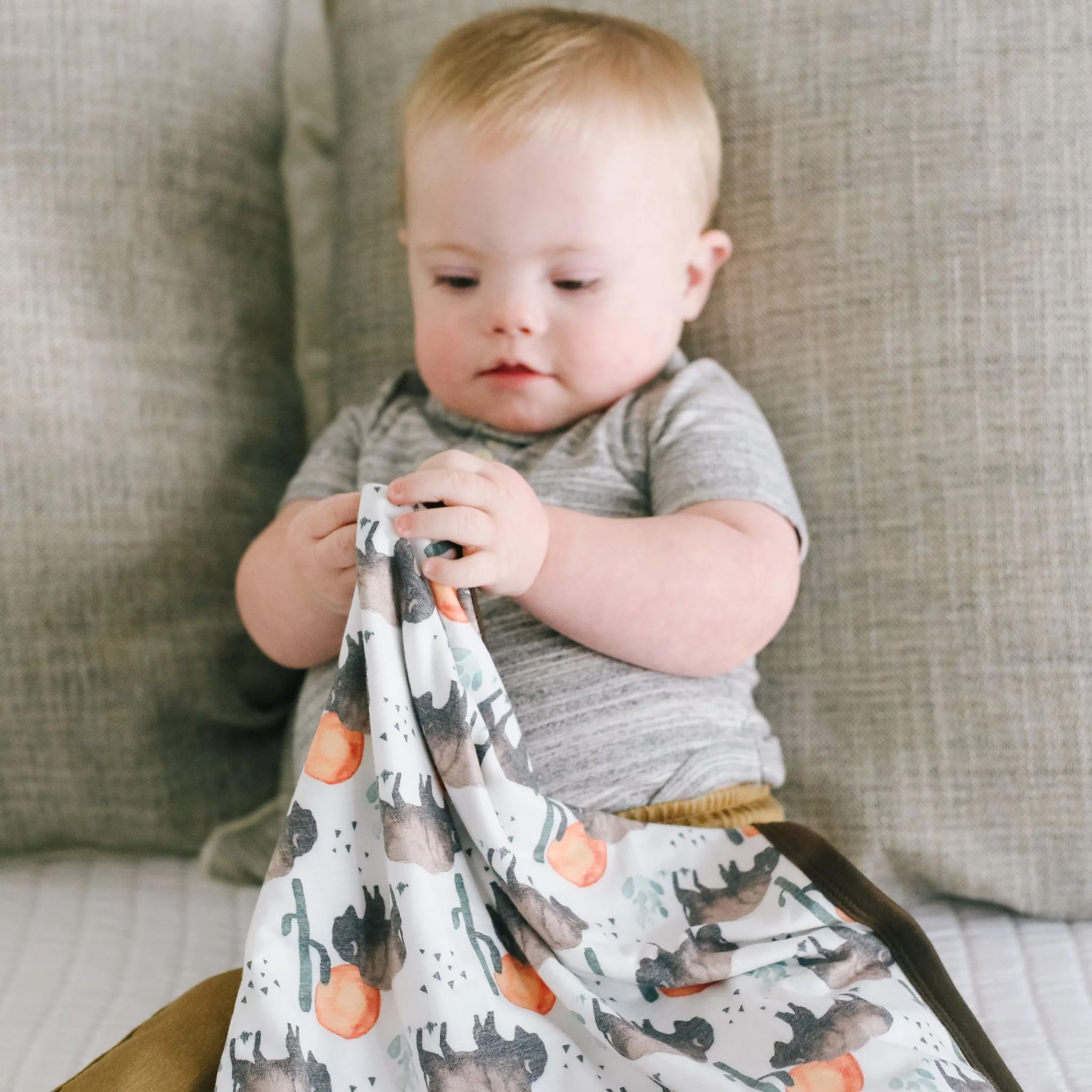 Three-Layer Security Blanket Set - Bison - Image 3