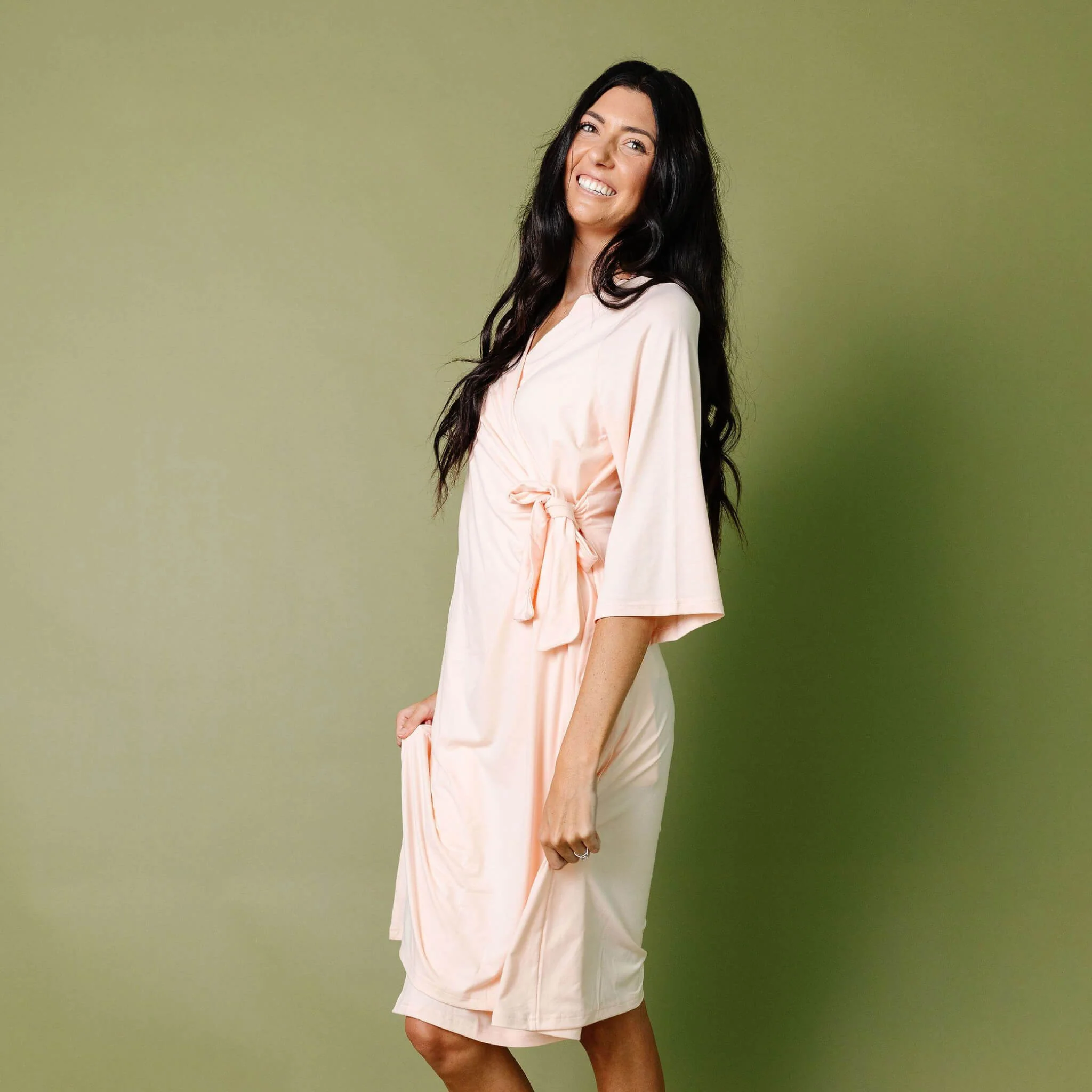 Women's Everyday Robe - Blush - Image 3
