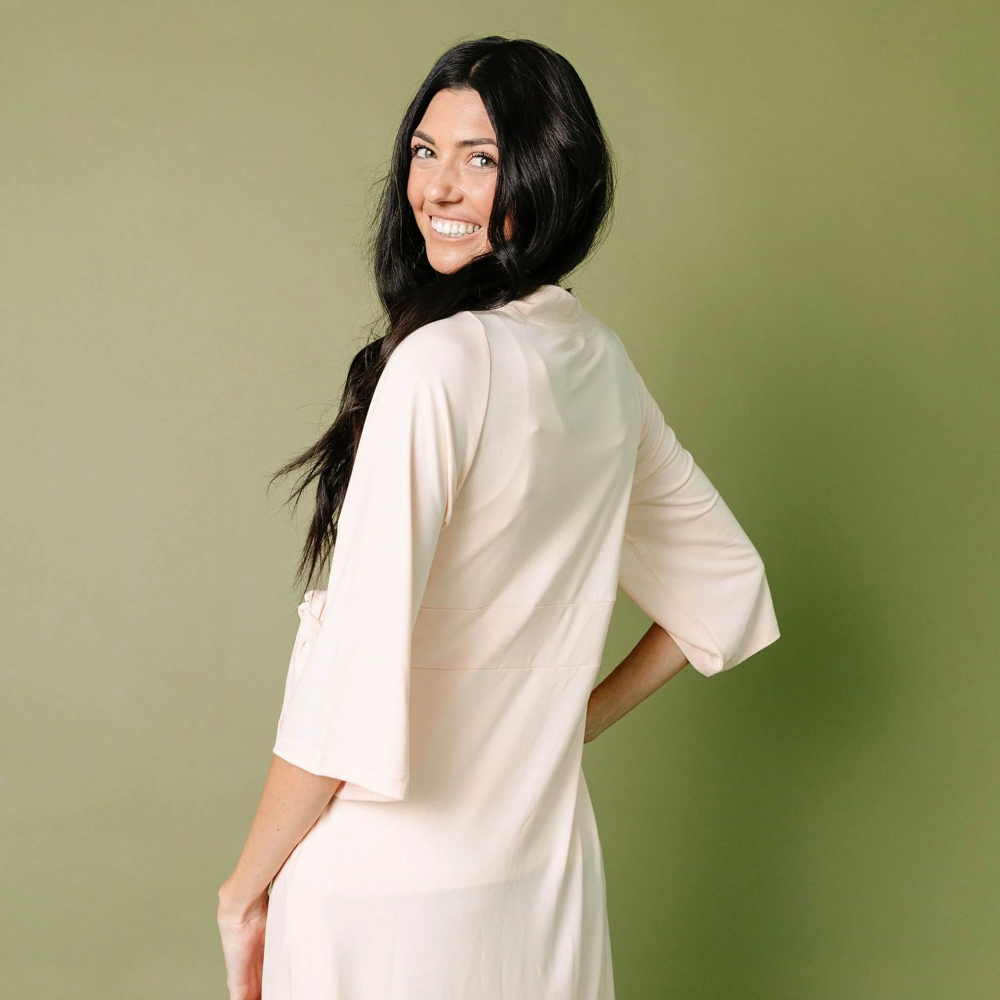 Women's Everyday Robe - Blush - Image 5