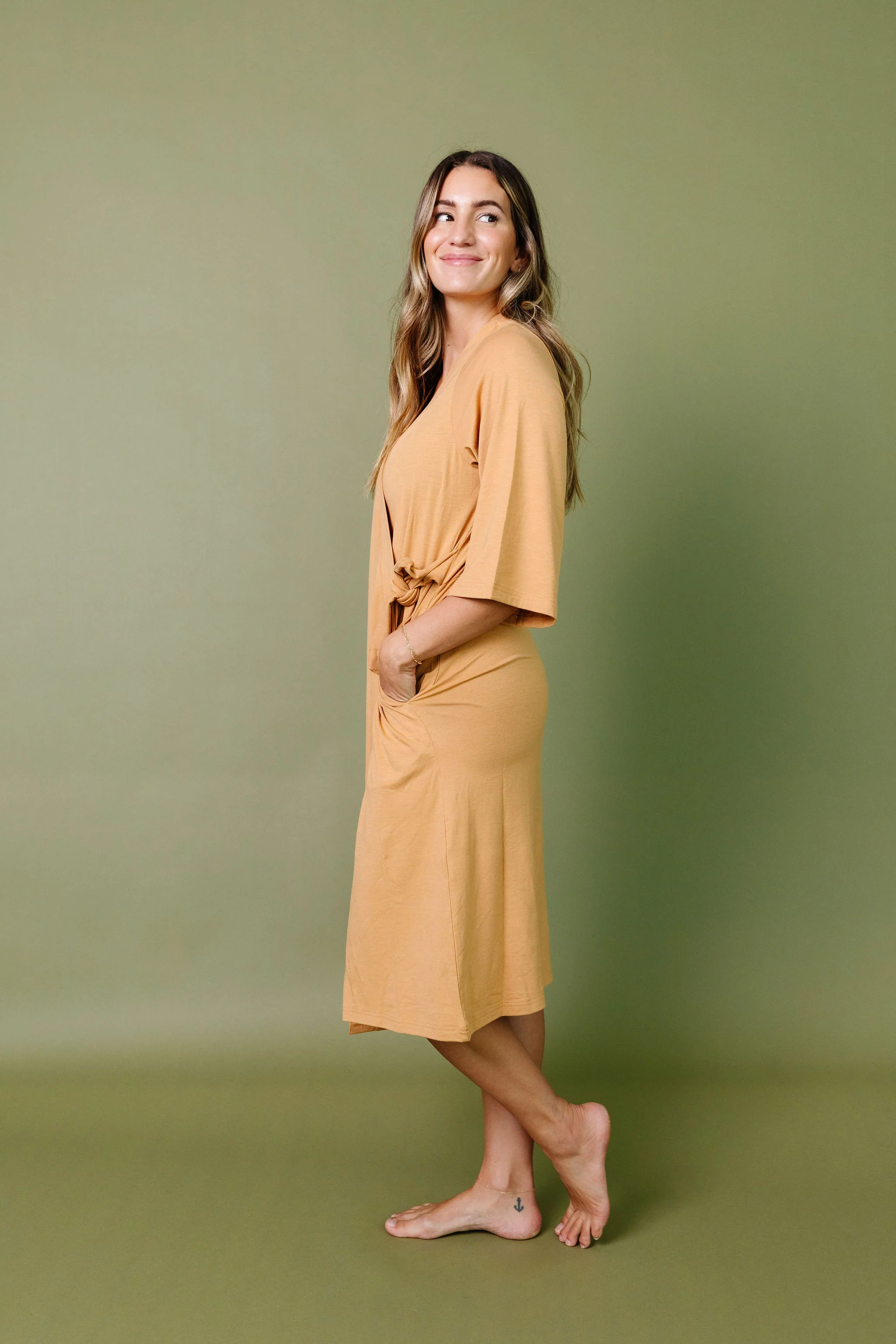 Women's Everyday Robe - Dune - Image 4